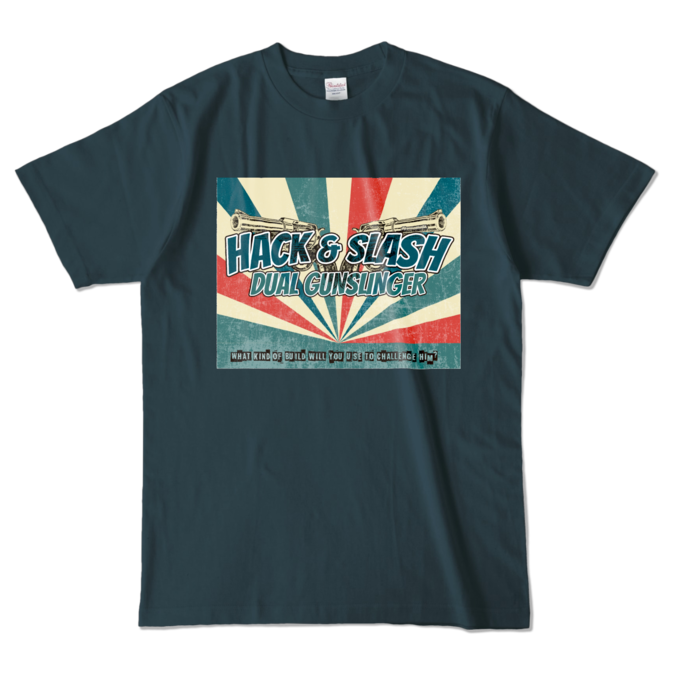カラーTシャツ - L - デニム