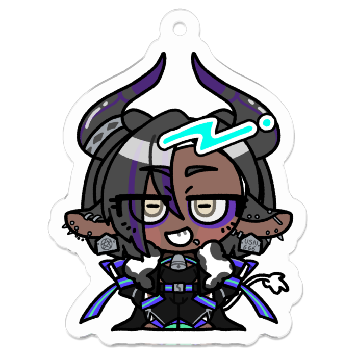 アクリルキーホルダー - 50 x 50 (mm)