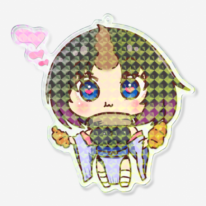 ホログラムアクリルキーホルダー - 100 × 100mm