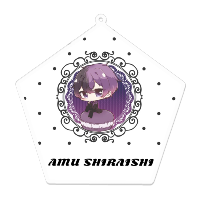アクリルキーホルダー - 100 x 100 (mm)