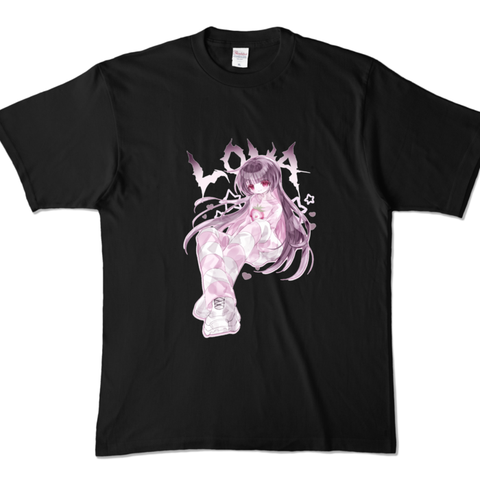 カラーTシャツ - XL - ブラック (濃色)