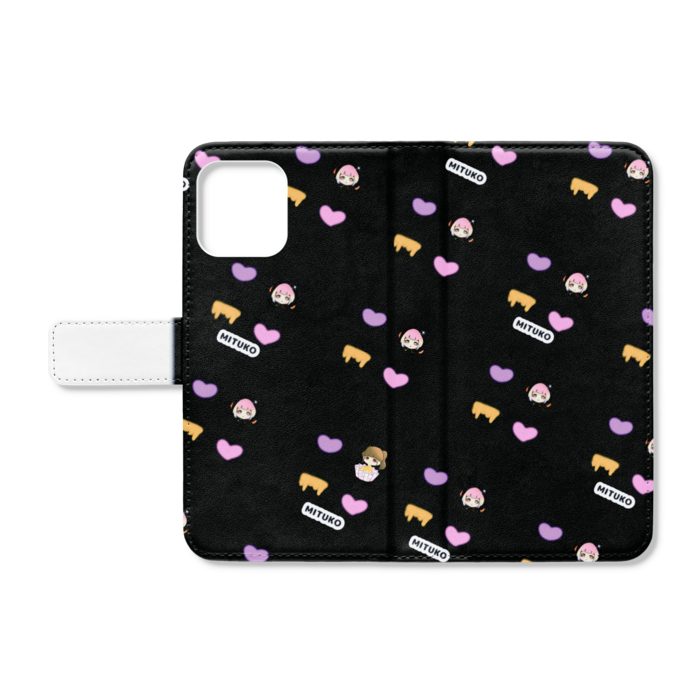 手帳型iPhoneケース - iPhone12 / 12 Pro - ストラップ穴 なし