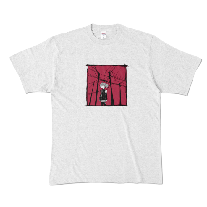 カラーTシャツ - XL - アッシュ (淡色)
