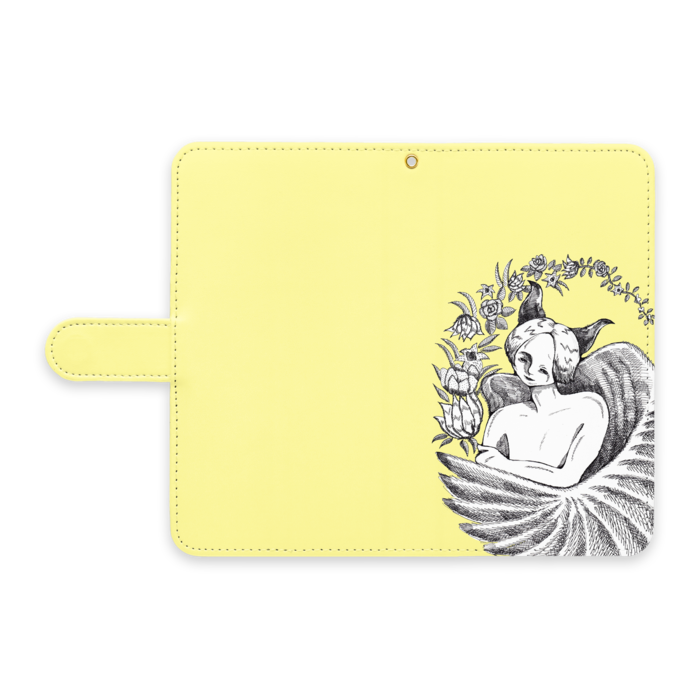 手帳型Androidケース - L - ストラップ穴 あり