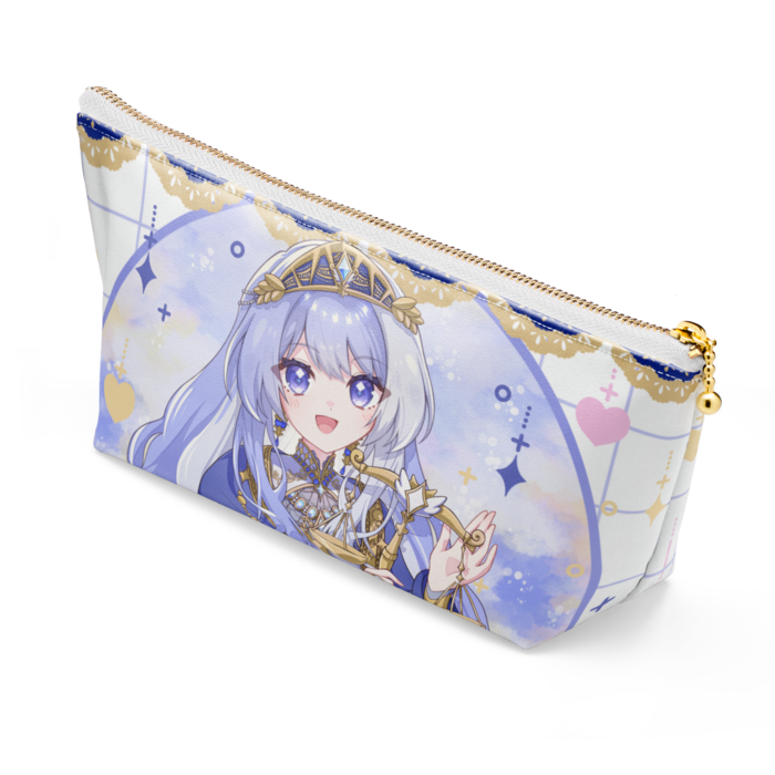 ポーチ - 長さ21.5cm / 高さ10cm - ホワイト