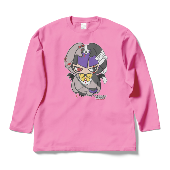 ロングスリーブTシャツ - L - ピンク