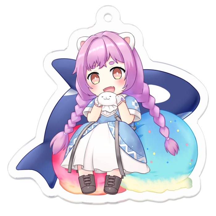 アクリルキーホルダー - 50 x 50 (mm)