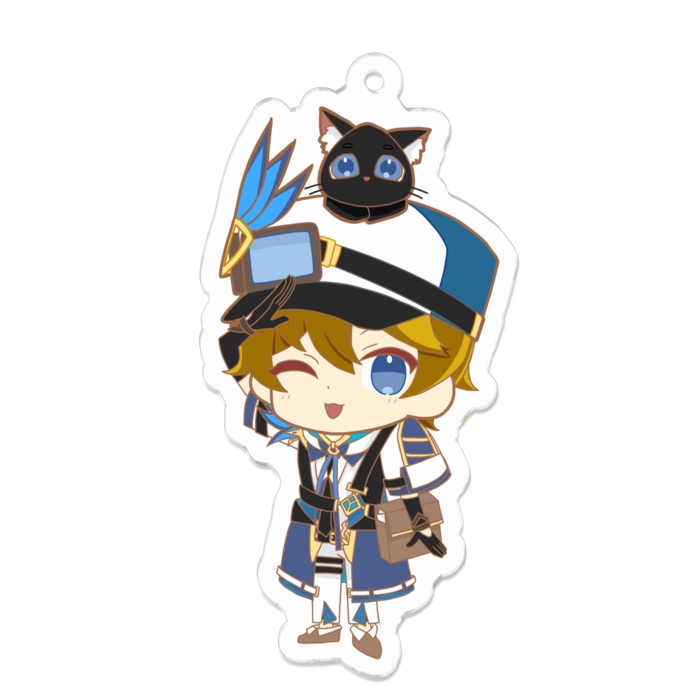 アクリルキーホルダー - 70 x 70 (mm)