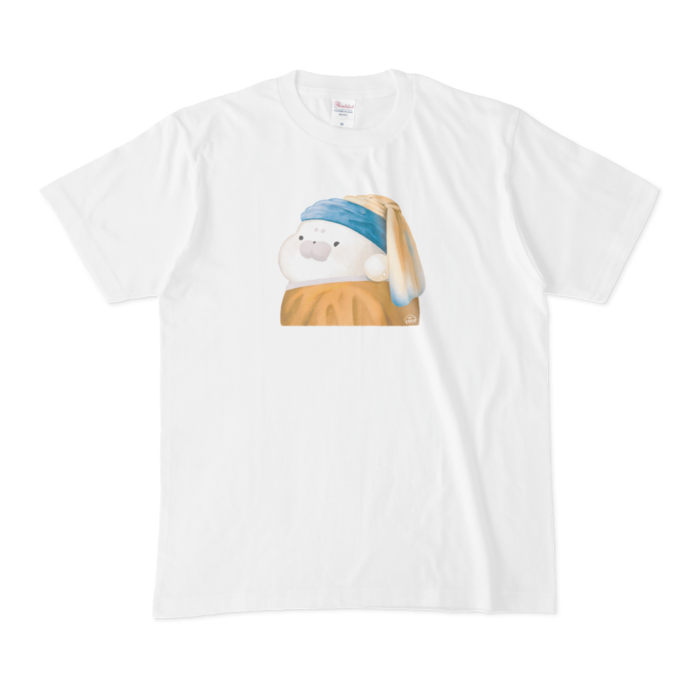 あざらし（ホワイト）Tシャツ - M - 白