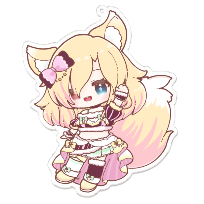 アクリルキーホルダー - 100 x 100 (mm)