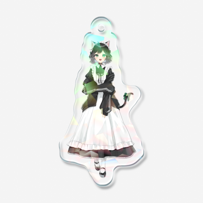 ホログラムアクリルキーホルダー - 50 × 50mm