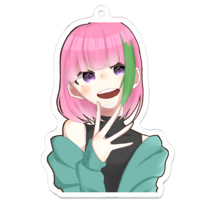 アクリルキーホルダー - 70 x 70 (mm)