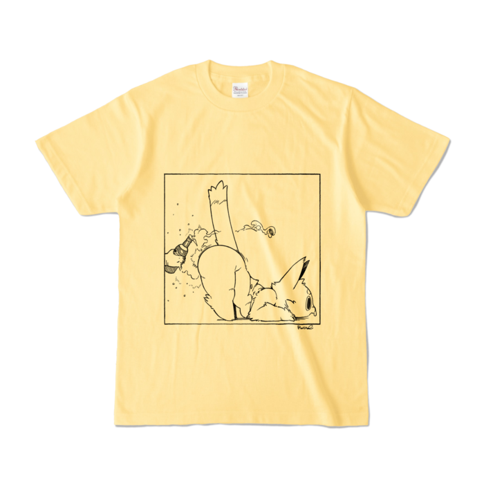カラーTシャツ - S - ライトイエロー (淡色)