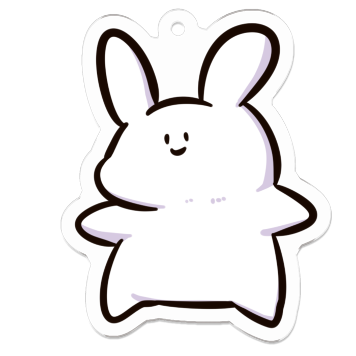 アクリルキーホルダー - 50 x 50 (mm)