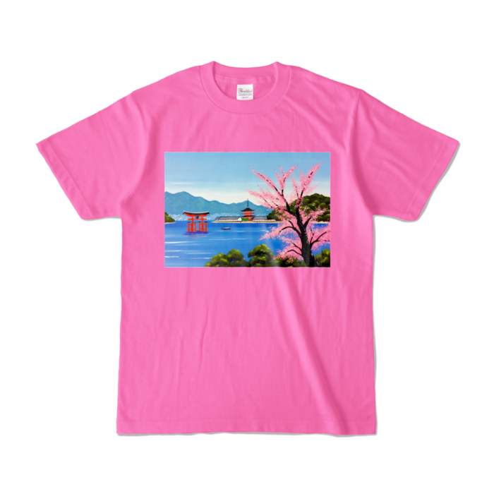 カラーTシャツ - S - ピンク (濃色)