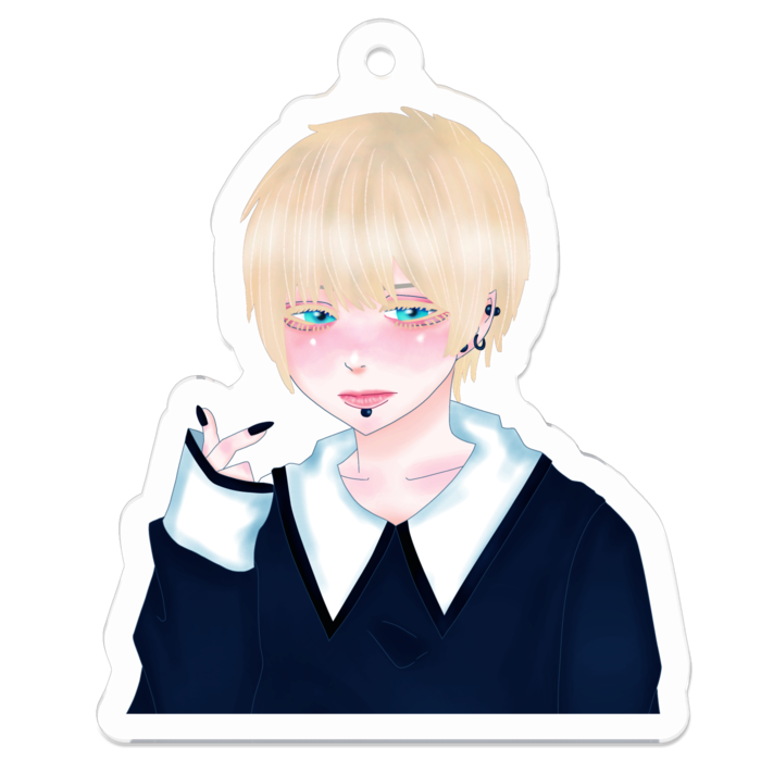 アクリルキーホルダー - 50 x 50 (mm)