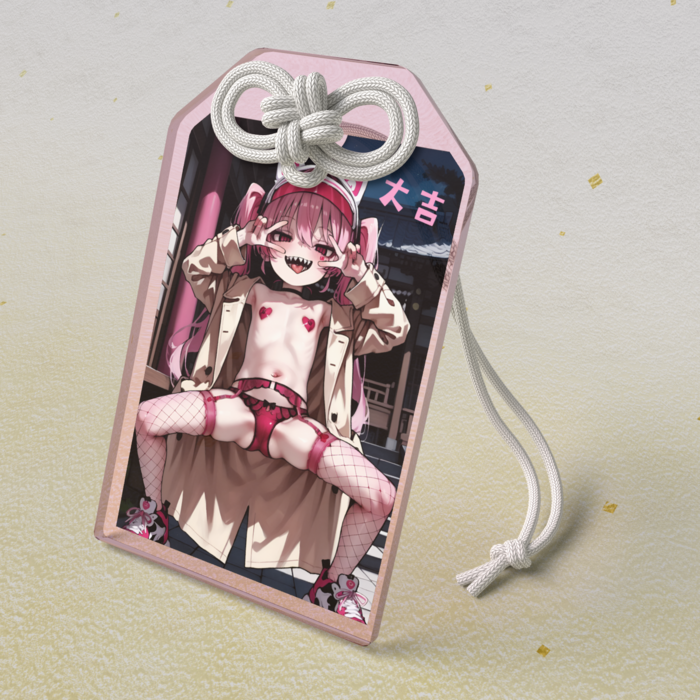アクリルお守り - 50 × 80mm