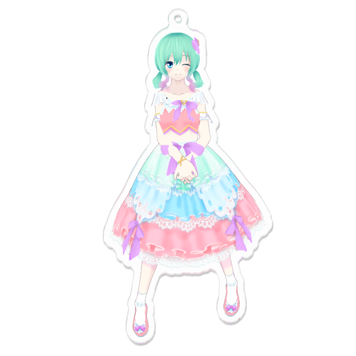 アクリルキーホルダー - 100 x 100 (mm)