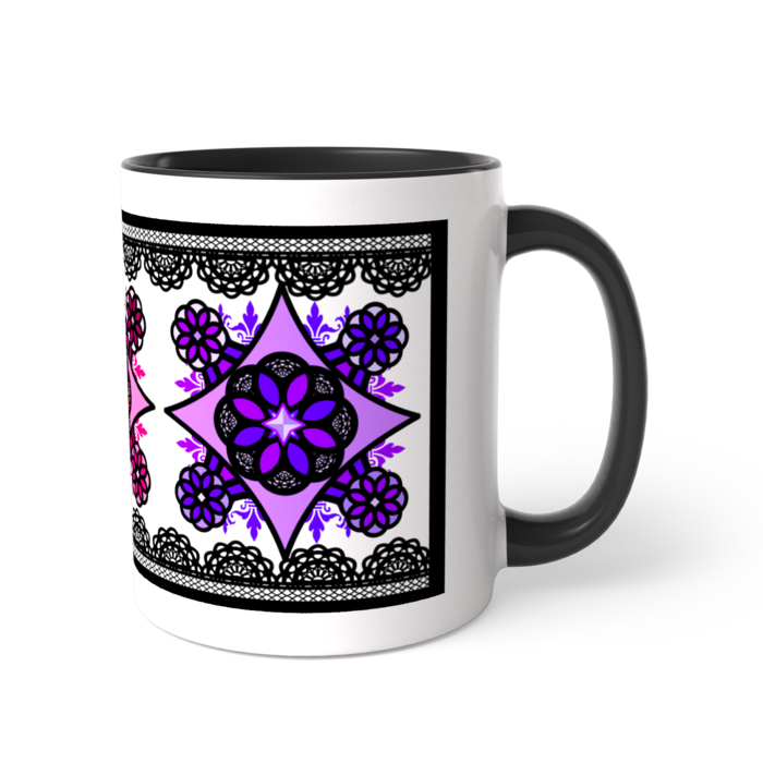 ツートンカラーマグカップ - 直径 8.2cm / 高さ 9.5cm