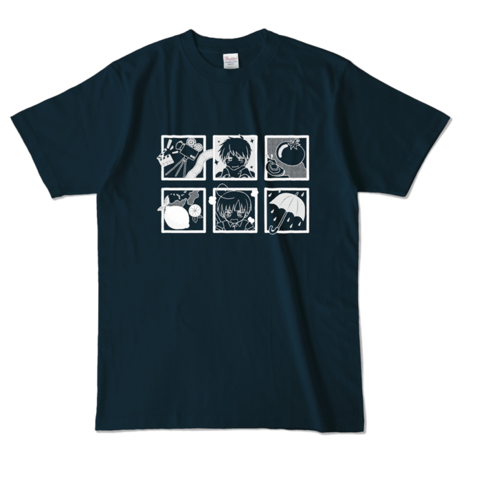 カラーTシャツ - L - ネイビー (濃色)