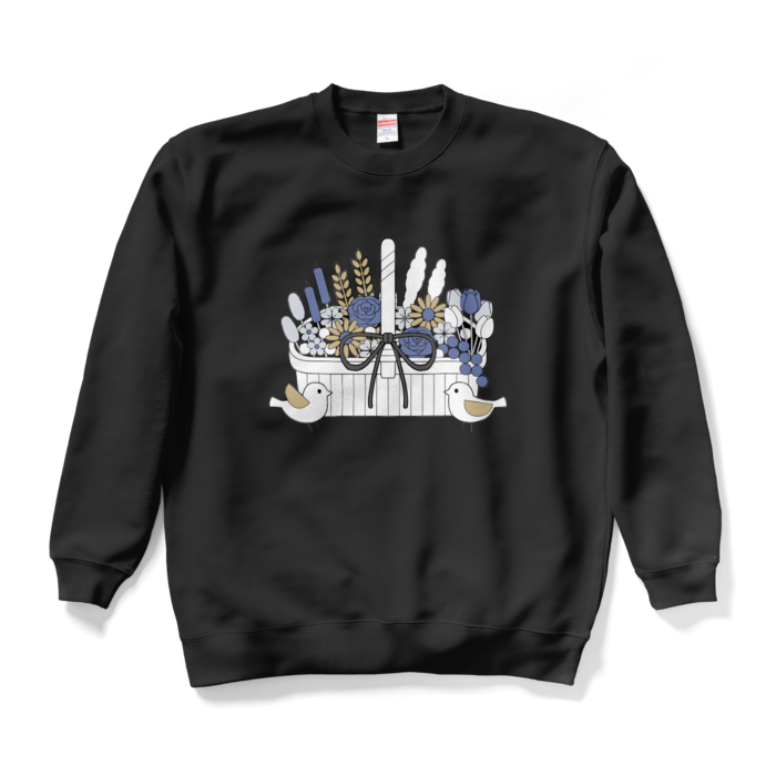 スウェットA　黒色　XL