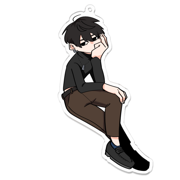 アクリルキーホルダー - 100 x 100 (mm)