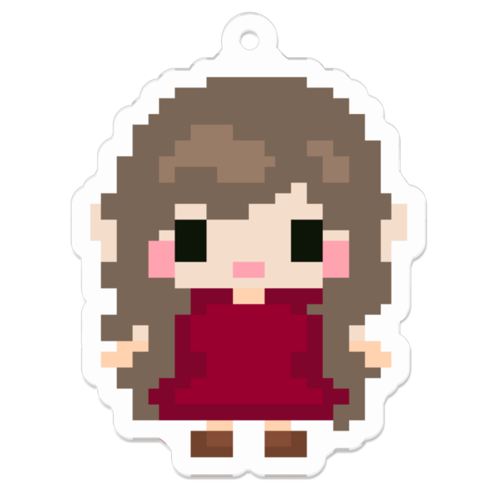 アクリルキーホルダー - 50 x 50 (mm)