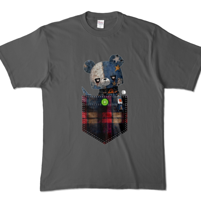 カラーTシャツ - XL - チャコール (濃色)