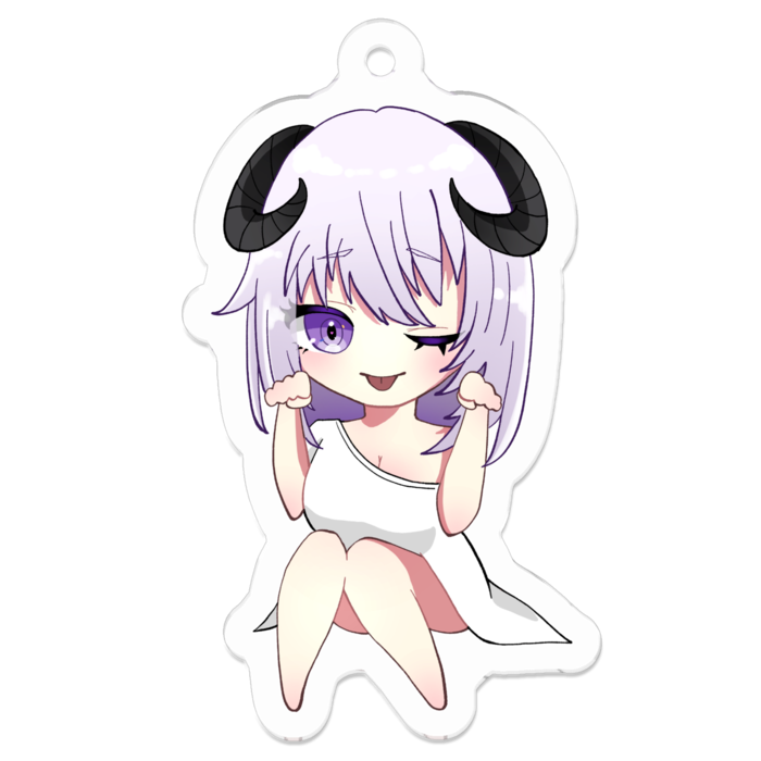 いたずらっ子Ver.アクキー - 50 x 50 (mm)