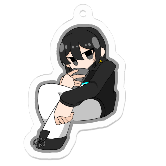 アクリルキーホルダー - 50 x 50 (mm)