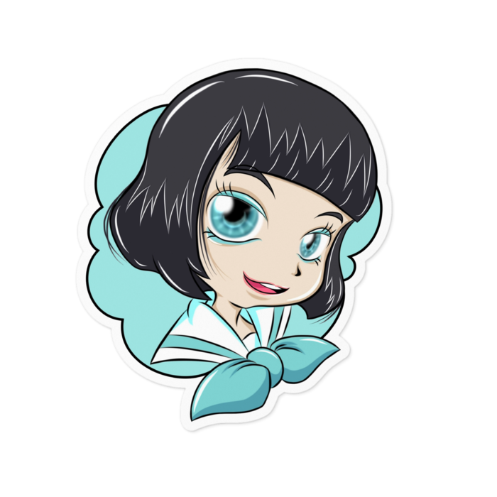 ステッカー - 100 x 100 (mm)