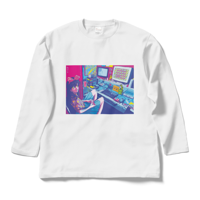 ロングスリーブTシャツ - L - ホワイト