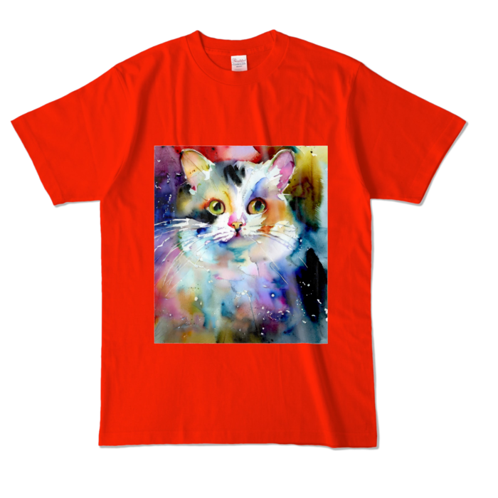 カラーTシャツ - L - レッド (濃色)