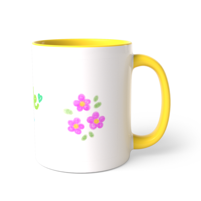 ツートンカラーマグカップ - 直径 8.2cm / 高さ 9.5cm