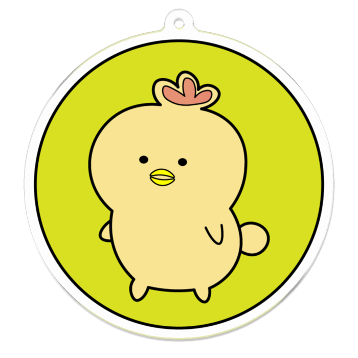 アクリルキーホルダー - 70 x 70 (mm)