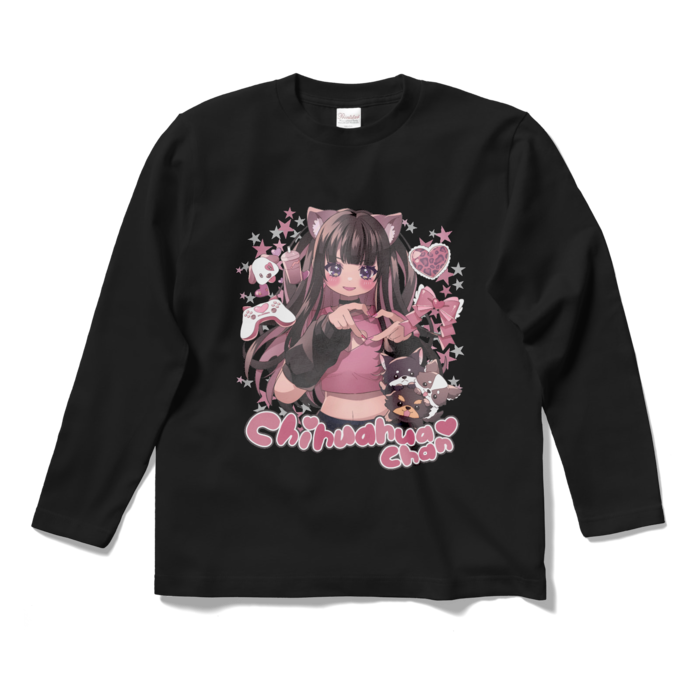 ロングスリーブTシャツ - S - ブラック