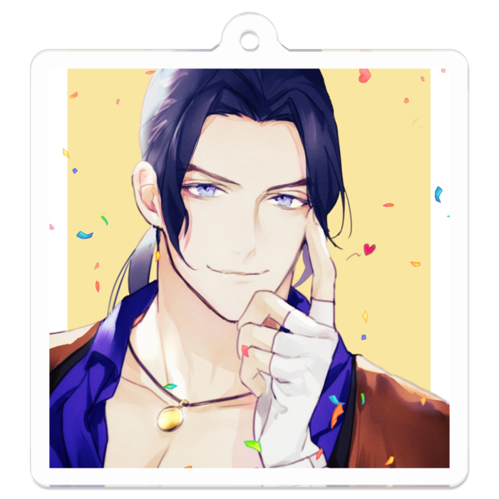 アクリルキーホルダー - 50 x 50 (mm)