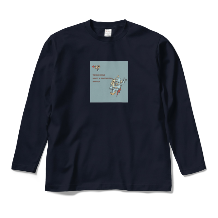 ロングスリーブTシャツ - M - ネイビー