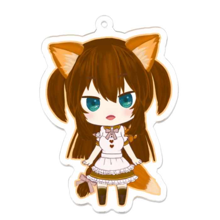 アクリルキーホルダー - 70 x 70 (mm)