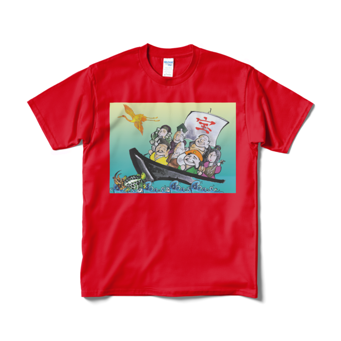 Tシャツ(短納期) - M - レッド