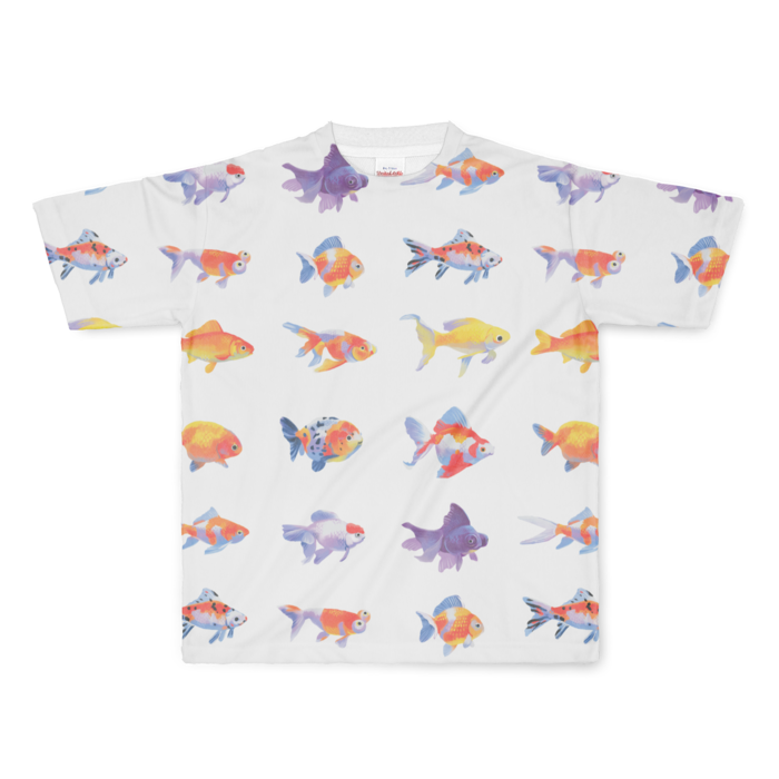 フルグラフィックTシャツ - L - 正面印刷のみ
