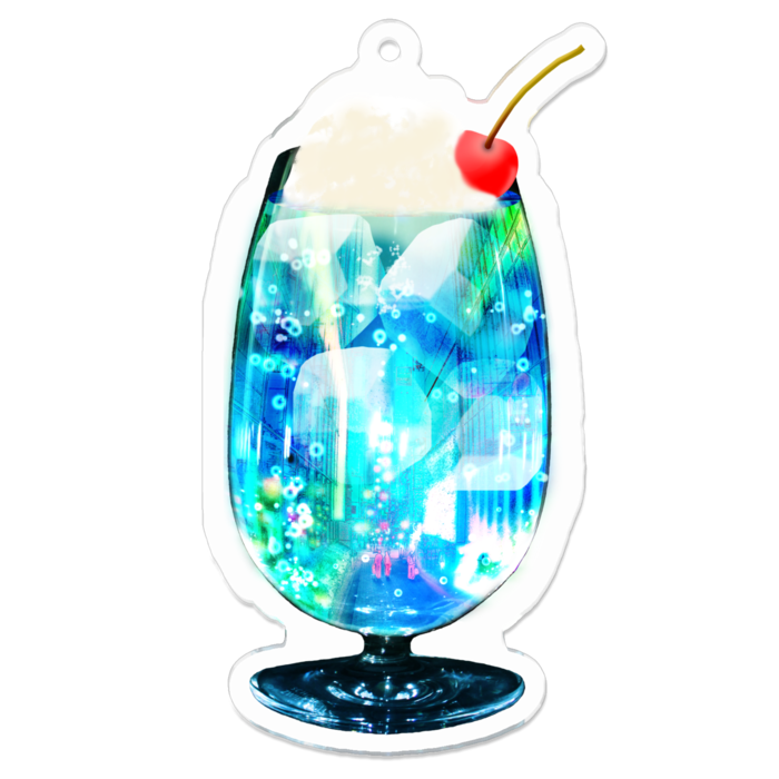 アクリルキーホルダー - 70 x 70 (mm)