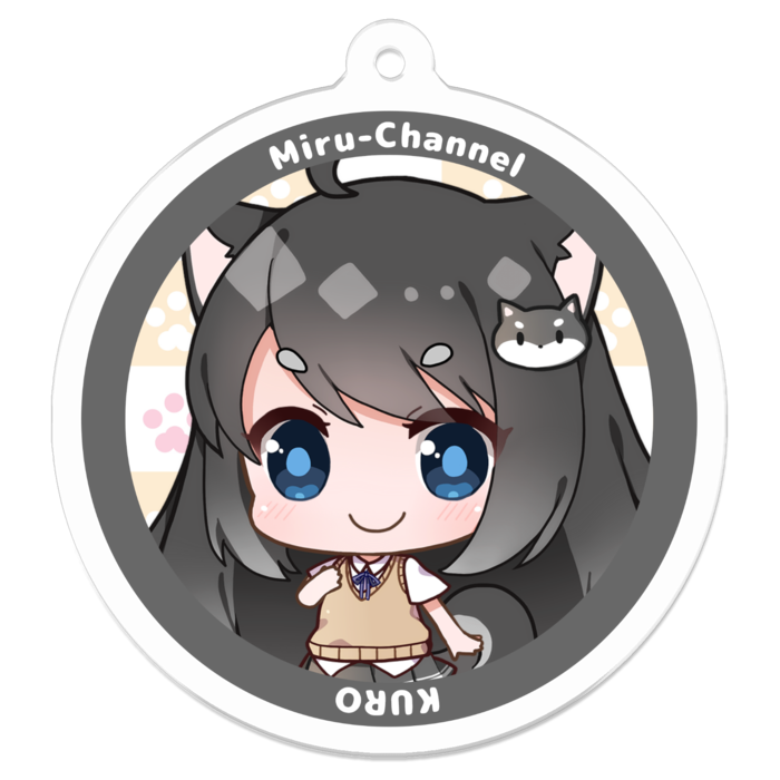 アクリルキーホルダー - 50 x 50 (mm)