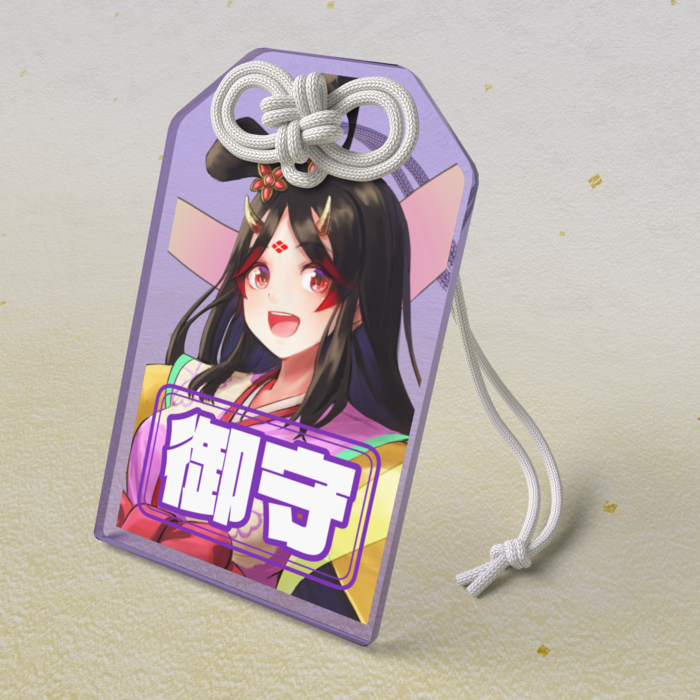 アクリルお守り - 50 × 80mm