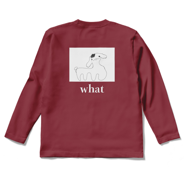 ロングスリーブTシャツ - S - バーガンディ