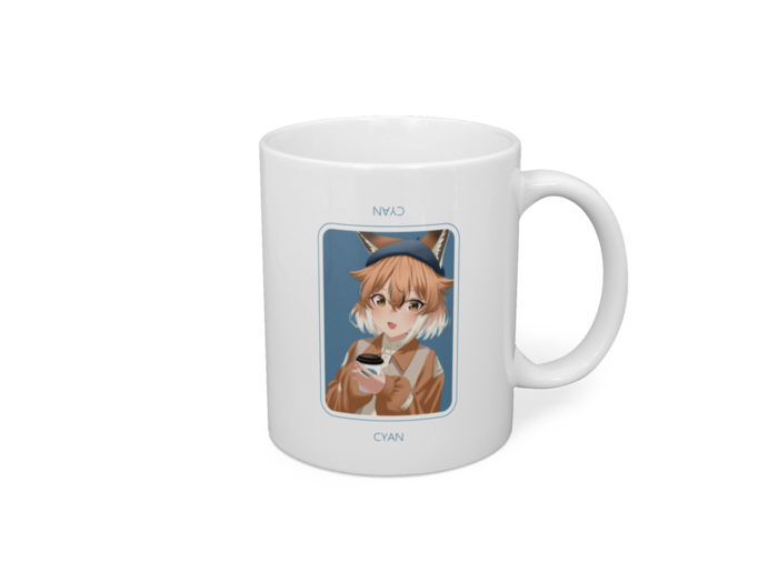 マグカップ - 直径 8 cm / 高さ 9.5 cm