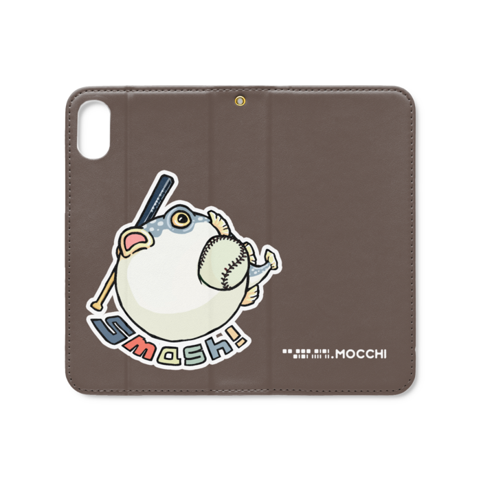 手帳型iPhoneケース(ベルトなし) - iPhone XS / X - ストラップ穴 あり