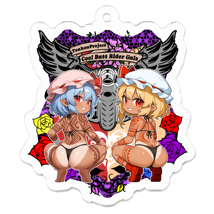 アクリルキーホルダー - 50 x 50 (mm)