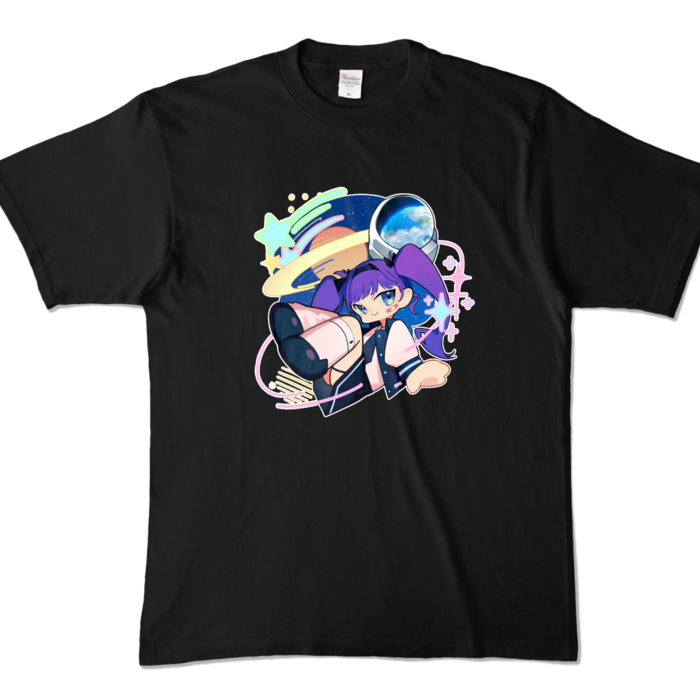 カラーTシャツ - XL - ブラック (濃色)