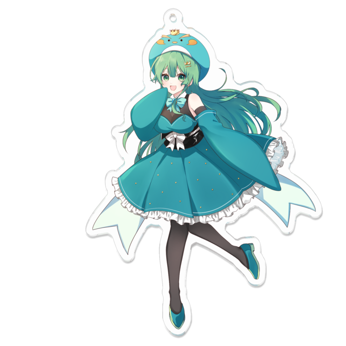 アクリルキーホルダー（コーティング） - 100 x 100 (mm)